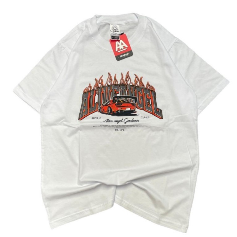 Kaos Vintage Nascar / Retro / Baju Racing / Kaos Pria Putih / Baju Distro Premium / Baju Distro Cowo
