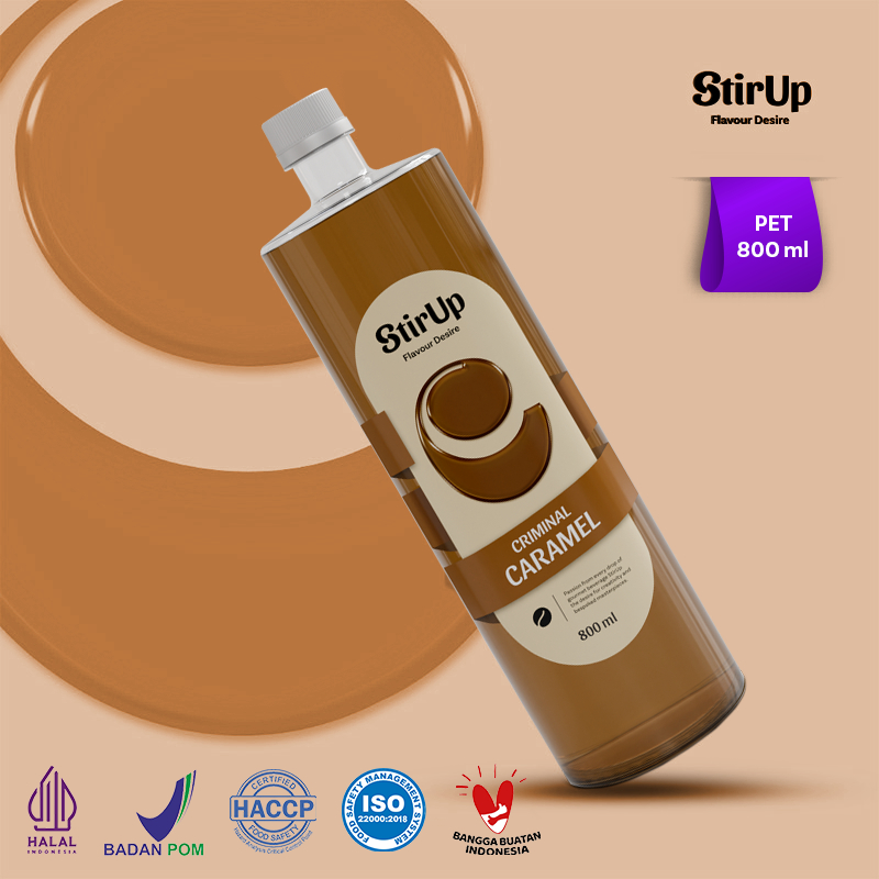 

StirUp Criminal Caramel - Gourmet Syrup Rasa Caramel - PET