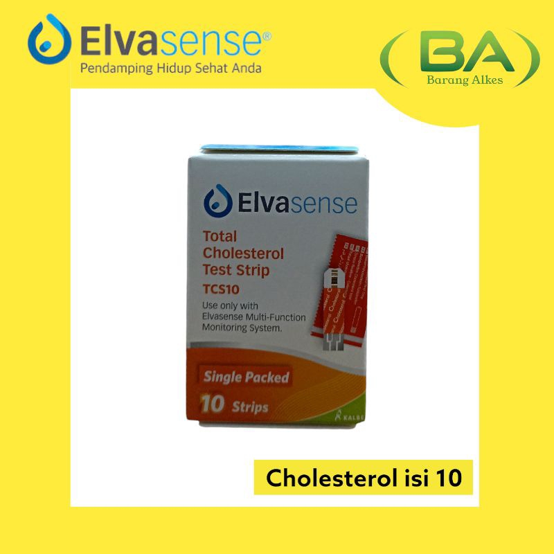 Strip Elvasense Kolesterol  Isi Ulang Elvasense Kolesterol Refill Elvasense Kolesterol
