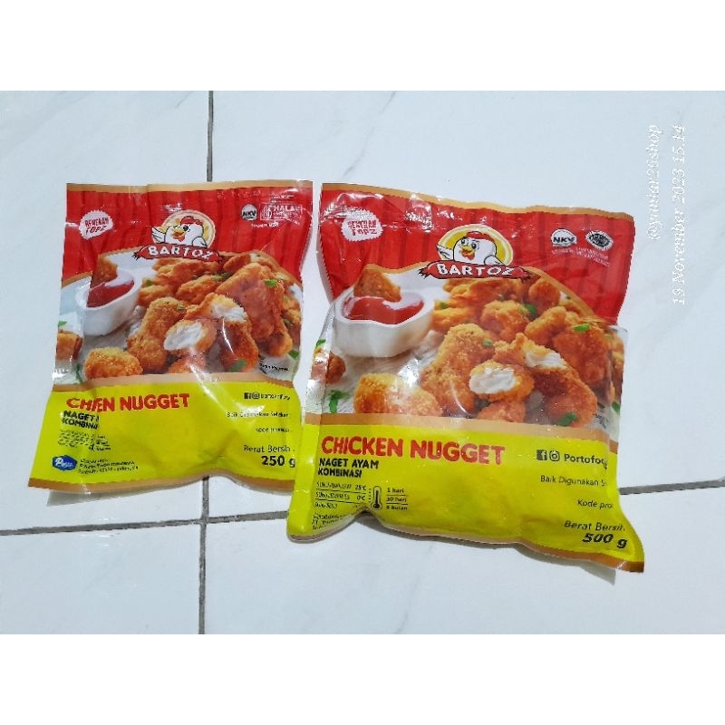 

[INSTAN ONLY] BARTOZ CHICKEN NUGGET 250GR DAN 500GR
