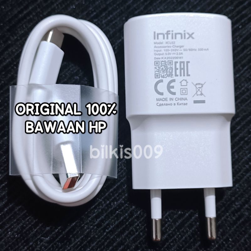 CHARGER INFINIX TYPE C ORIGINAL 100% NOTE 30i/NOTE 8/NOTE 10 PRO/NOTE 11 NFC/HOT 11 NFC ASLI BAWAAN 