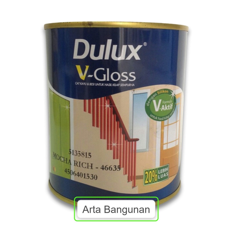 

SPESIAL Cat Minyak Dulux VGloss Ready Mix Warna Standar 8 Liter