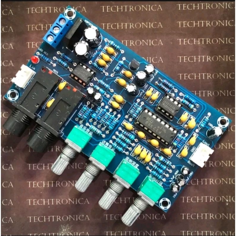 Modul Preamp Mic Microphone Amplifier Karaoke PT2399 Model XH-M173