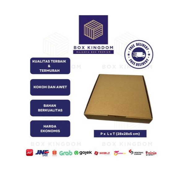 

Kotak Kardus Ukuran... 28 x 28 x 5 cm Die Cut...Cocok untuk aksesoris dll