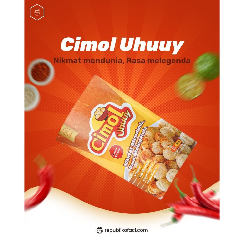 

Cimol Khas Republic Of Aci Rasa Original Halal Isi 15