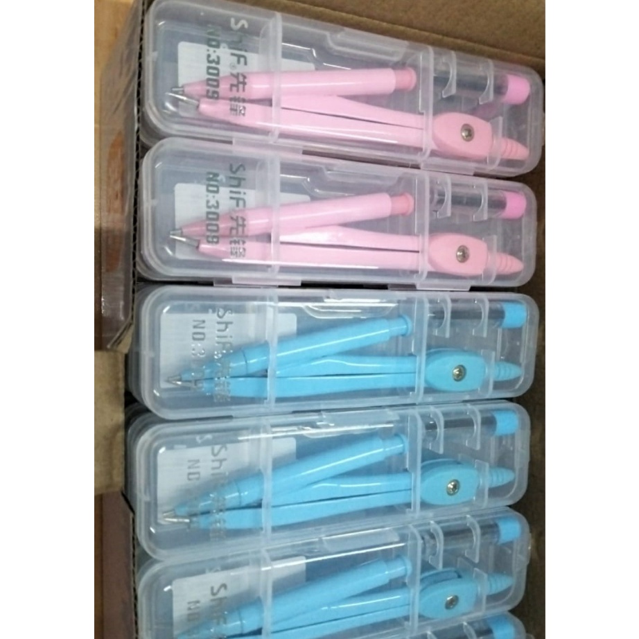 

SPESIAL Harga Grosir 1Dus24pcs Jangka Besi Warna Plus isi pensil DCS39