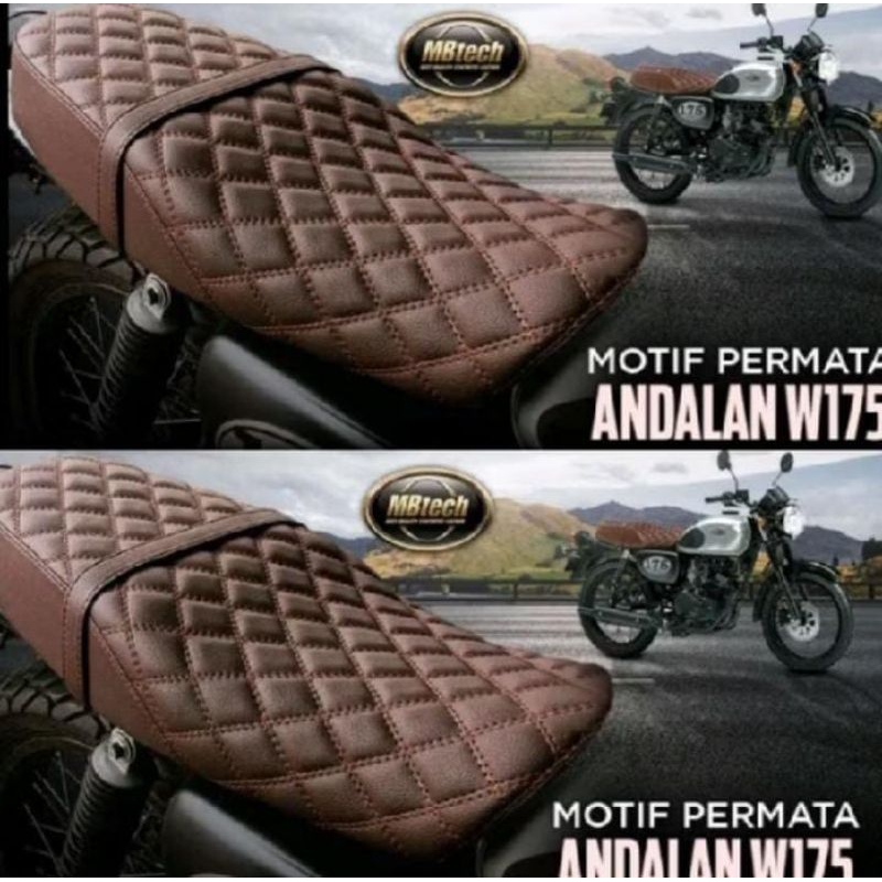 Kulit Cover Jok Kawasaki W175 Caferacer Retro