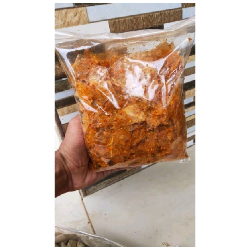 

Keripik kaca pedas daun jeruk 500gr
