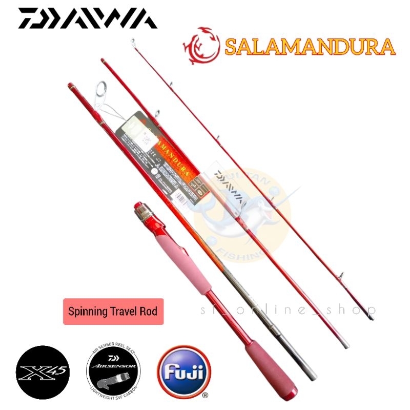 Joran DAIWA SALAMANDURA TR 664MHS | Travel Rod Spinning