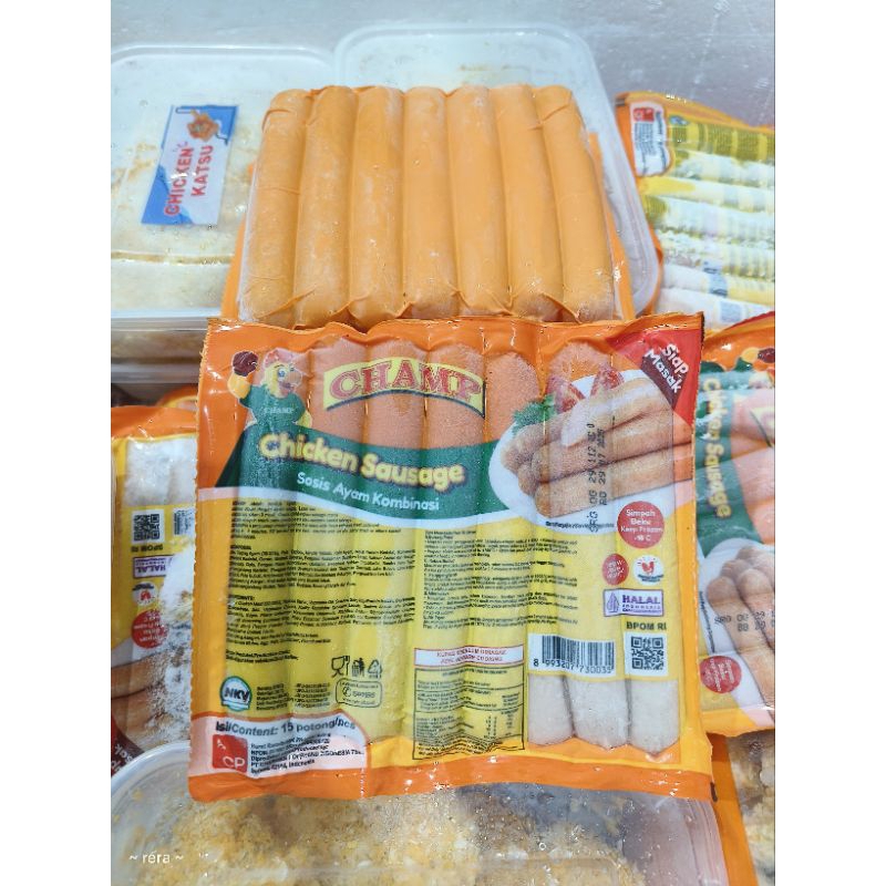

Sosis champ kemasan baru isi 15