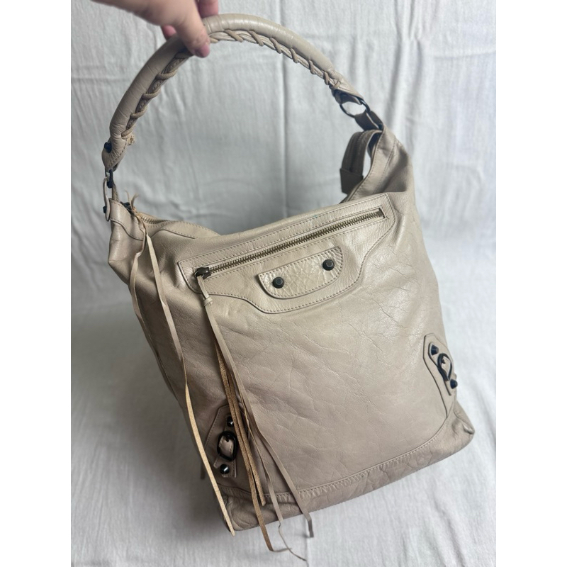 TAS BALENCIAGA* CLASSIC MOTOCROSS DAY HOBO PRELOVED BAG BRANDED