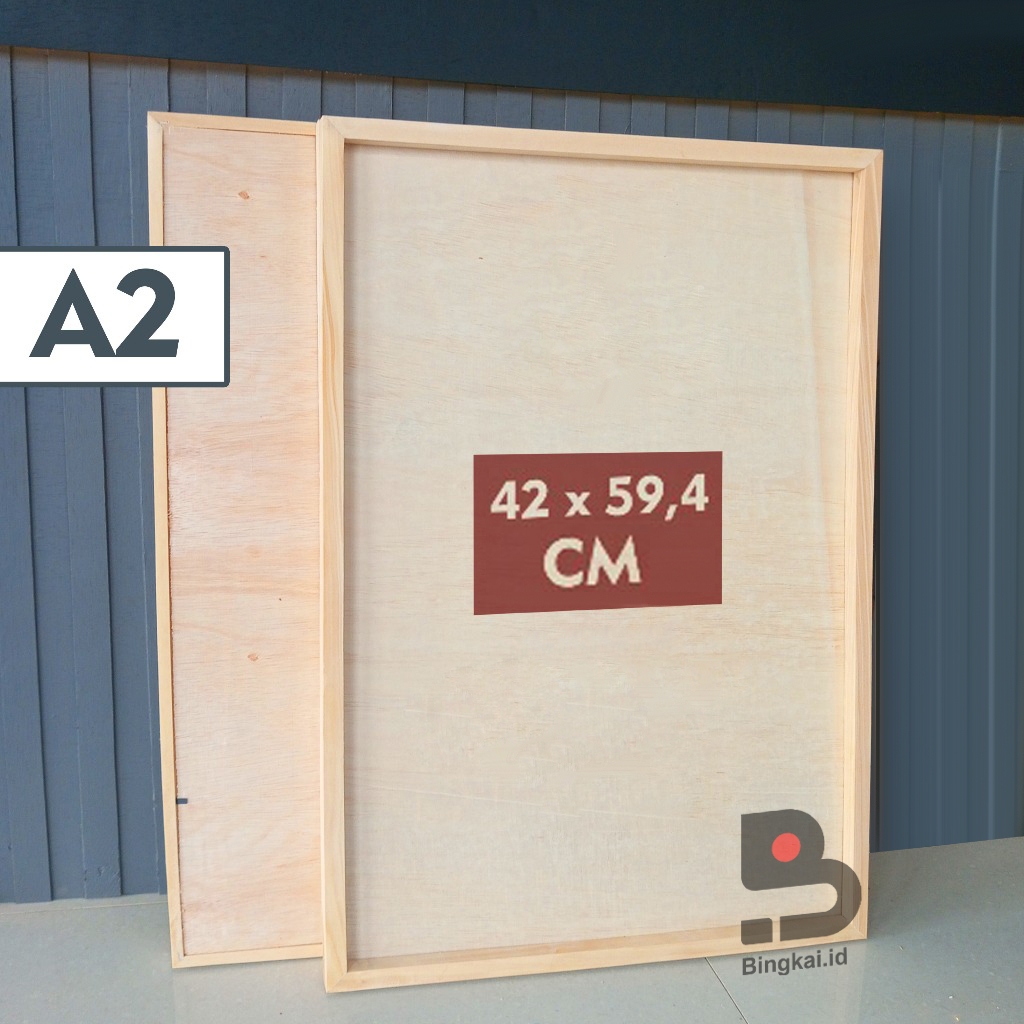 Bingkai Foto Kayu A2 Frame Foto Bingkai Kayu Ukuran A2 42 x 59.4 cm Bingkai Kayu Jati Belanda