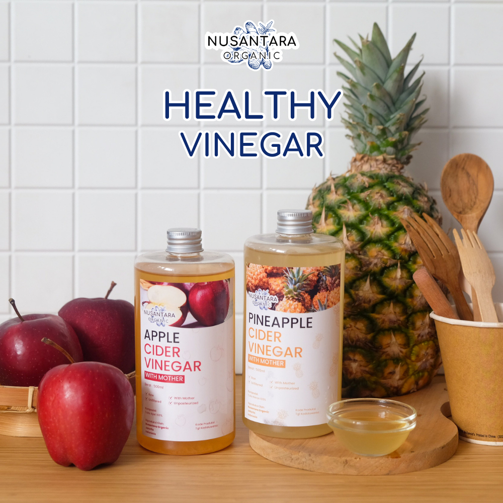

Paket Hemat Healthy Vinegar Cuka Apel Dan Cuka Nanas With Mother Murni Tanpa Campuran Diet Detoks
