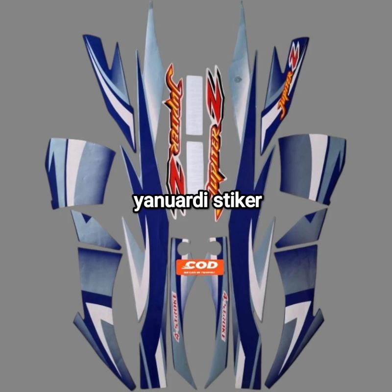STRIPING STIKER LIST JUPITER Z TAHUN 2003 JUPITER Z 2003 JUPITER LAMA