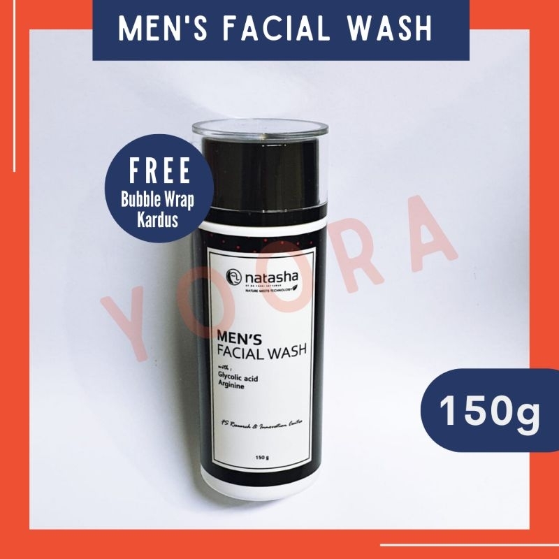 MEN'S FACIAL WASH NATASHA /FACIAL WASH COWOK /SABUN WAJAH PRIA /FACIAL WASH NATASHA