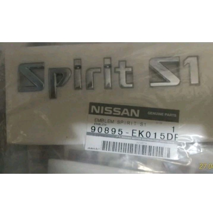 HM - EMBLEM BAGASI TERRANO SPIRIT S1