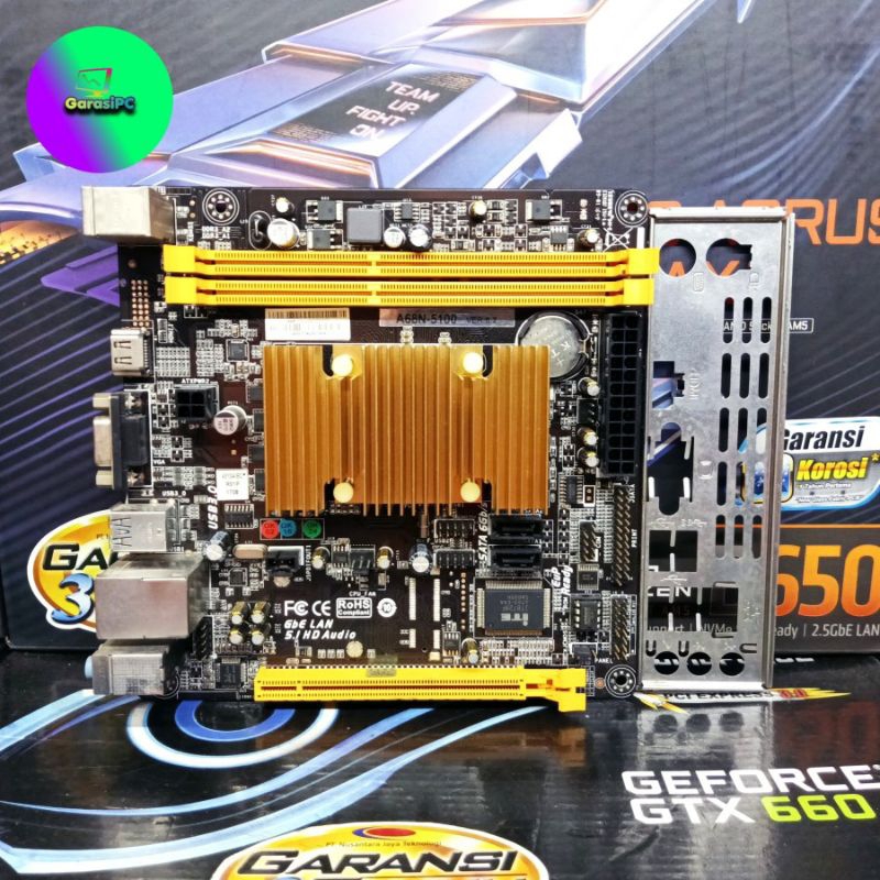 Motherboard AMD Biostar A68N-5000 Onboard Processor A4-5000 APU HD8330