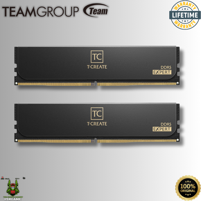 MEMORY RAM DDR5 TEAM GROUP TEAM T-CREATE EXPERT 32GB (2X16GB) 6400Mhz CL32