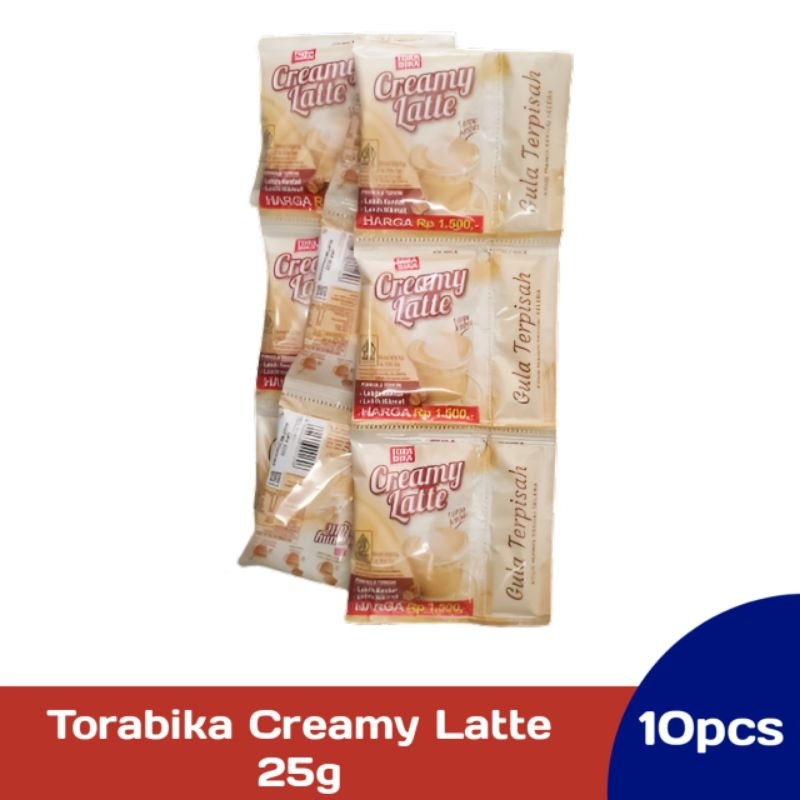 

Torabika Creamy Latte 25g Renceng 10pcs