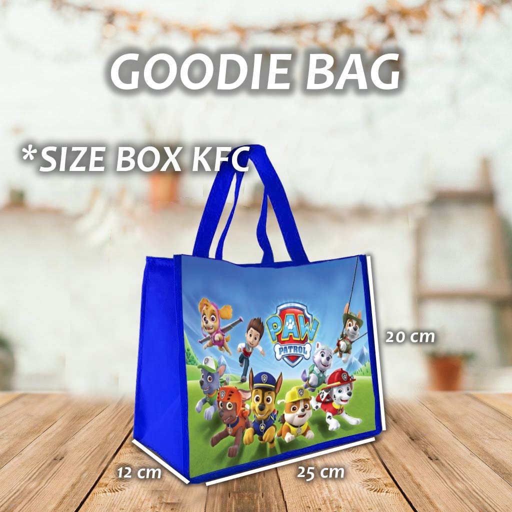 

Goodie Bag Tas Ultah Souvenir Ulang Tahun Tasyakuran Aqiqah goodie bag paw patrol kode # 1