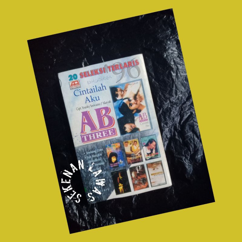 Kaset 20 Seleksi Terlaris 96/ Cover Ada Coretan Kecil/ Poppy Mercury, Nicky Astria dll