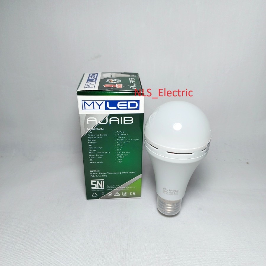 Lampu Emegency My Led / Lampu Sentuh Ajaib 9 Watt My Led