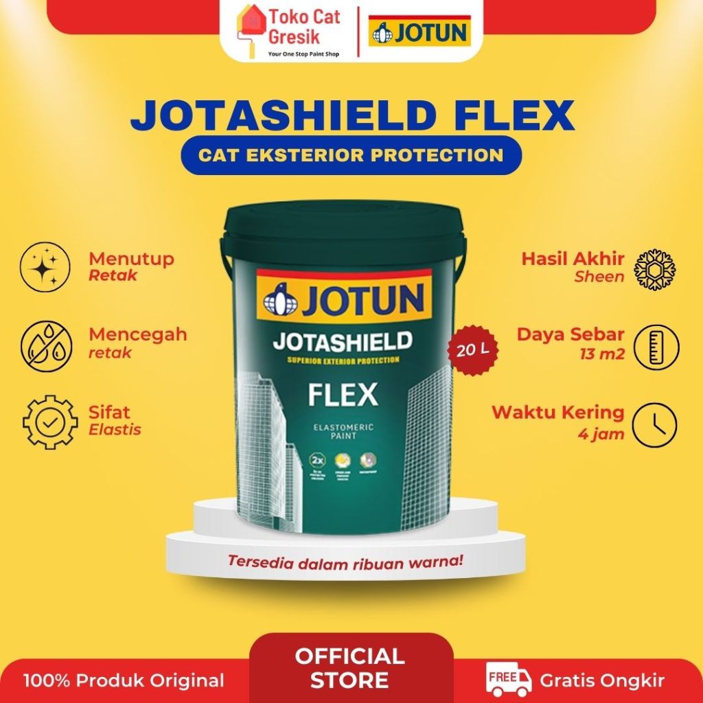 CAT TEMBOK EXTERIOR JOTUN JOTASHIELD FLEX 20L