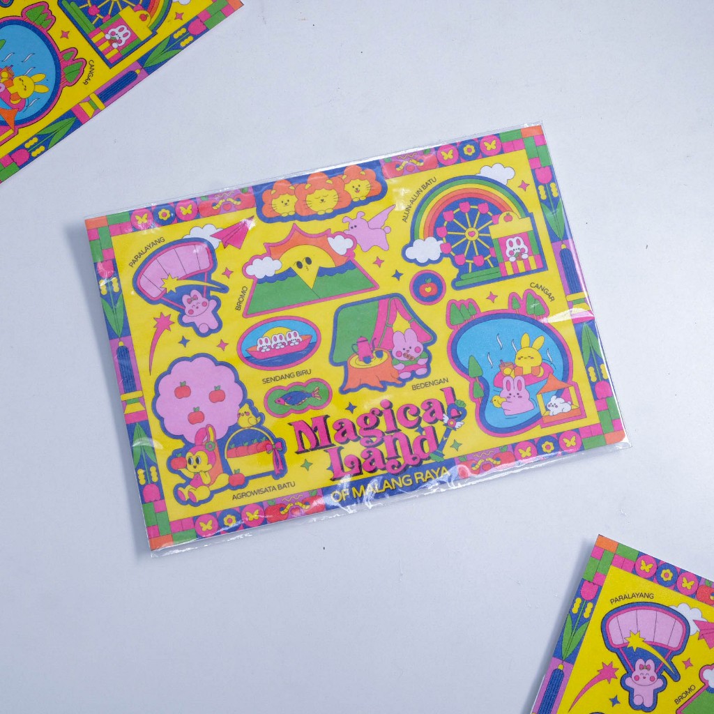 

MAGICAL LAND MALANG STICKER SHEET