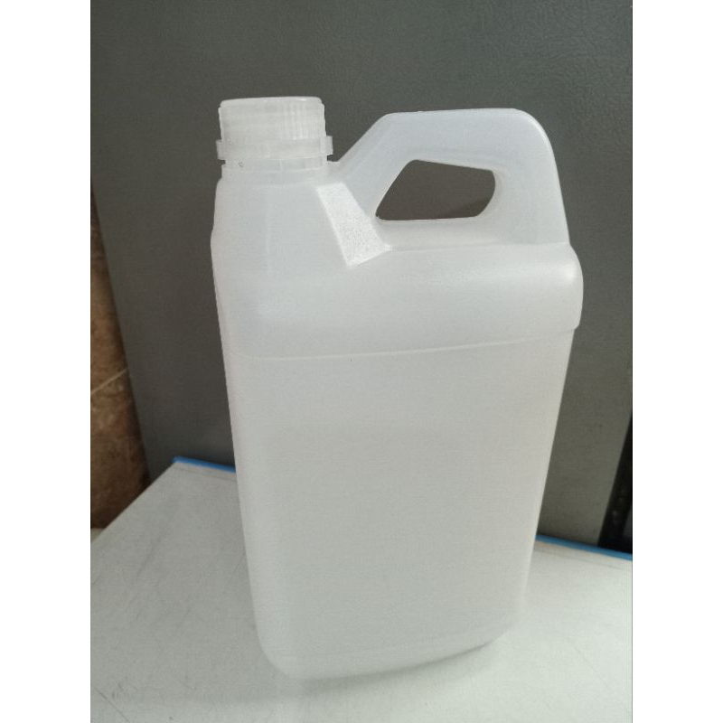 Jerigen 5 liter Bening Putih - Botol Dirigen 5000 ml Belum Pakai Stok Lama
