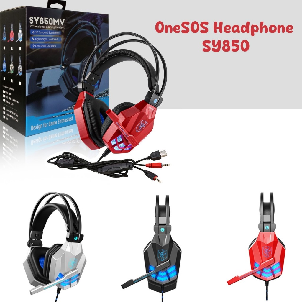 Headset Gaming RX01 X4 SY830MV SY850 G10 LED Headset Game Earphone Headphone Gaming Over Ear