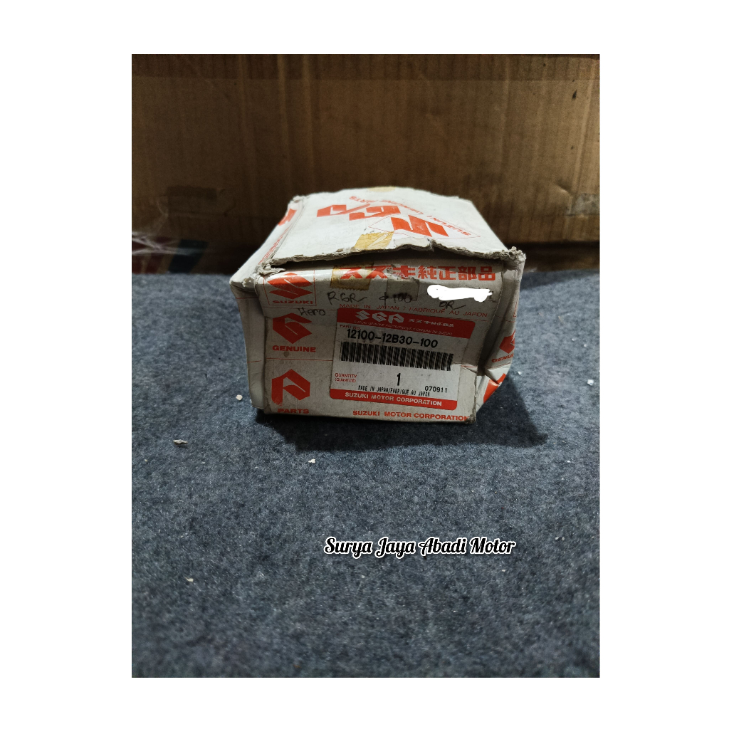 Piston + Ring Piston Suzuki RGR Os 100 Orisinil