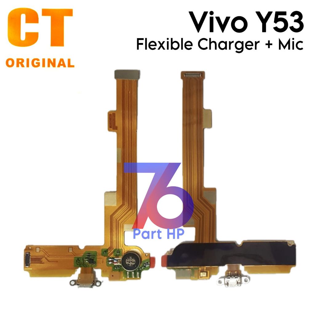 Flexible Konektor Charger + Mic Vivo Y53 / 1606A - Flexible Flexibel Fleksibel Fleksible Konektor Co