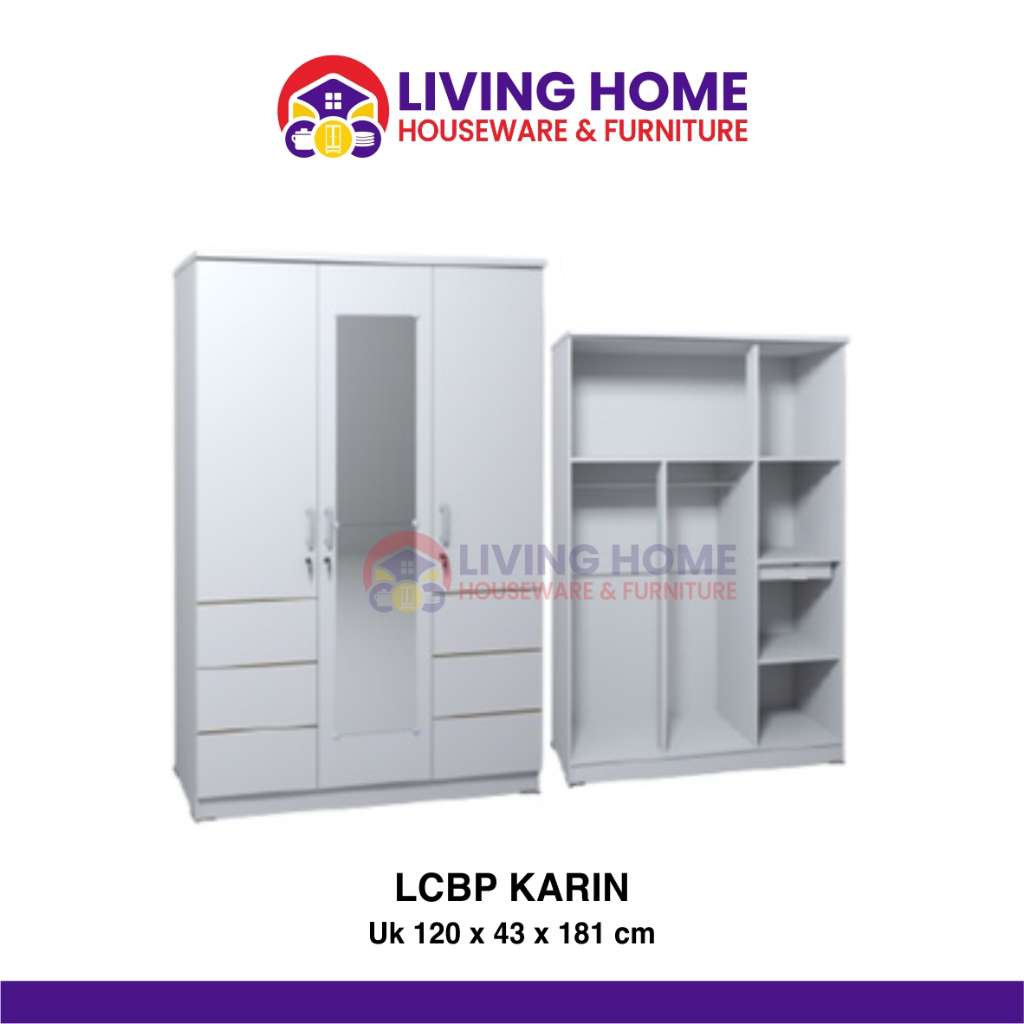 Lemari Pakaian OLYMPIC LCBP KARIN-LILY-MORA