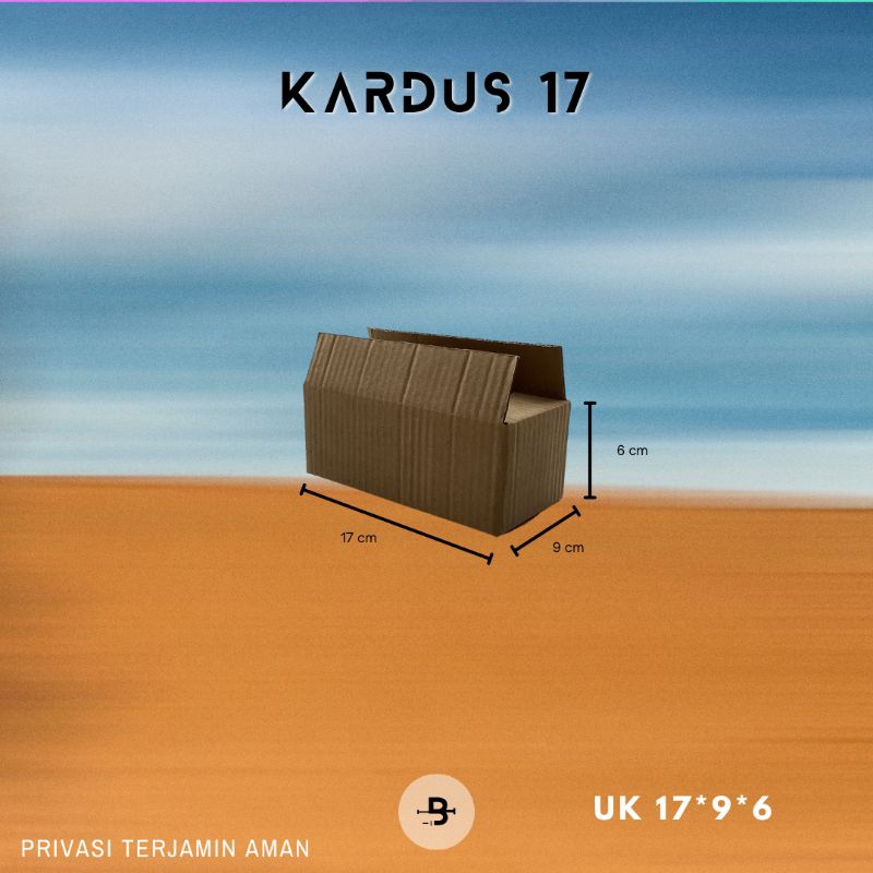 

Kardus uk 17 x 9 x 6 cm | Karton 17 | Dus | Box 17x9x6