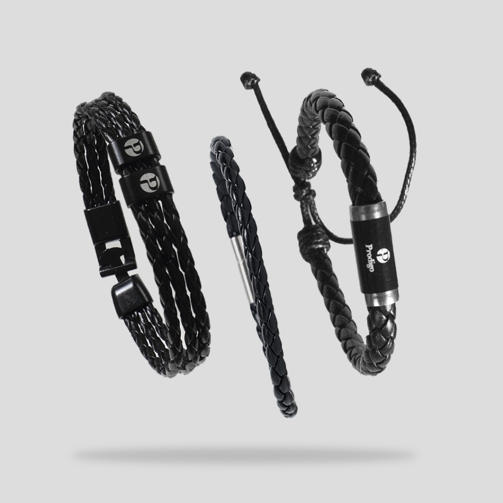 Prodigo * Gelang Pria Kulit Tolire I Gelang Bahan Kulit I Leather Bracelet I Gelang Kulit Pria Wanit