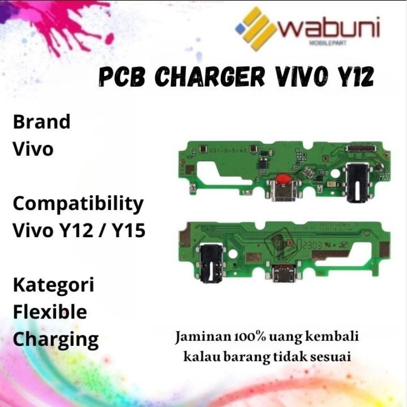 WABUNIMOBILEPART PCB Charger Vivo Y12 / Y15