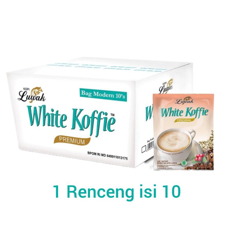 

Kopi Luwak Renceng Luwak White Koffie isi 10
