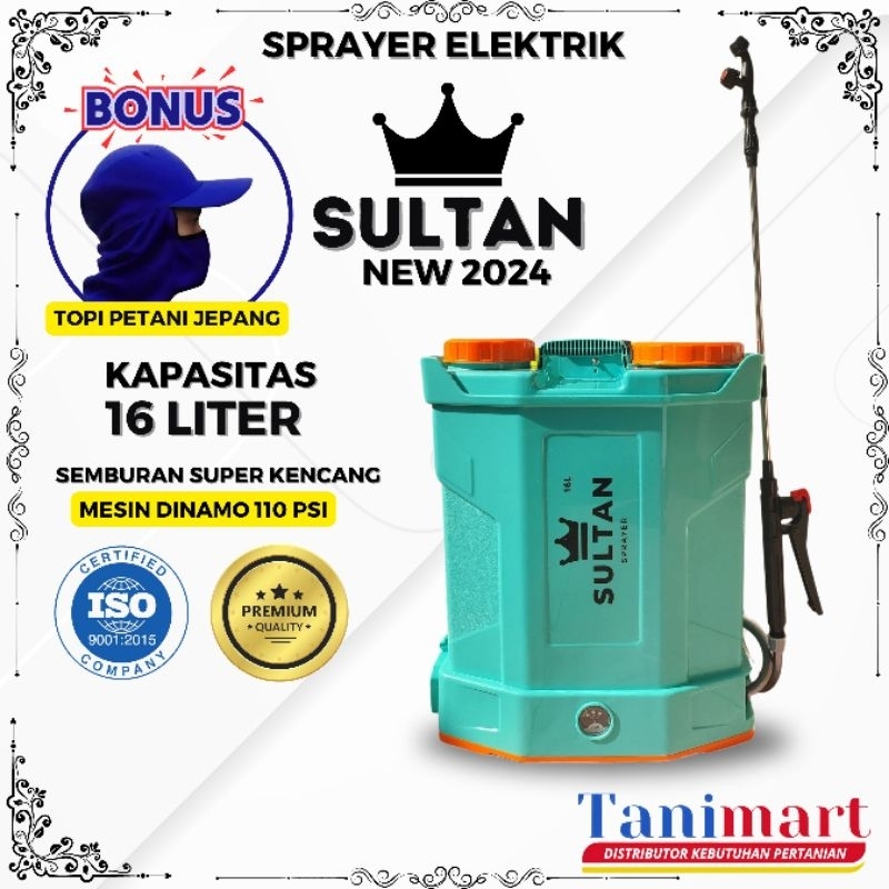 SPRAYER ELEKTRIK "NEW SULTAN 2024" / SPRAYER ELEKTRIK MURAH / TANGKI CAS / TANGKI SEMPROT PERTANIAN 