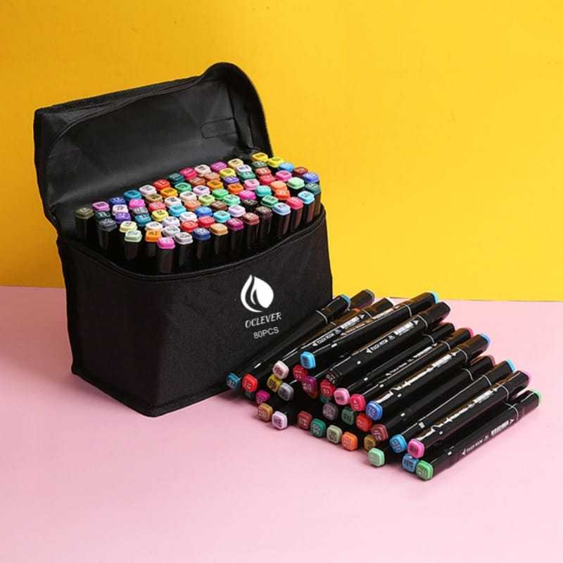 

Ay00! KP172 - SPIDOL WARNA WARNI SKETSA SPIDOL UMUM 1 SET SKETCH MARKER 2 TIP TOUCH MARKER SPIDOL