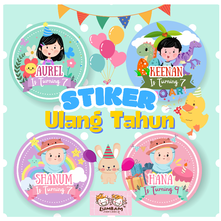 

Stiker Label Ulang Tahun By Lumbam