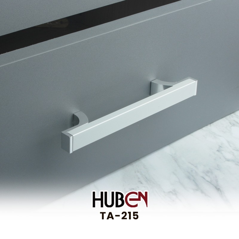Huben Handle Tarikan Laci Pintu Lemari Alumunium Anodize TA 215 - 192mm