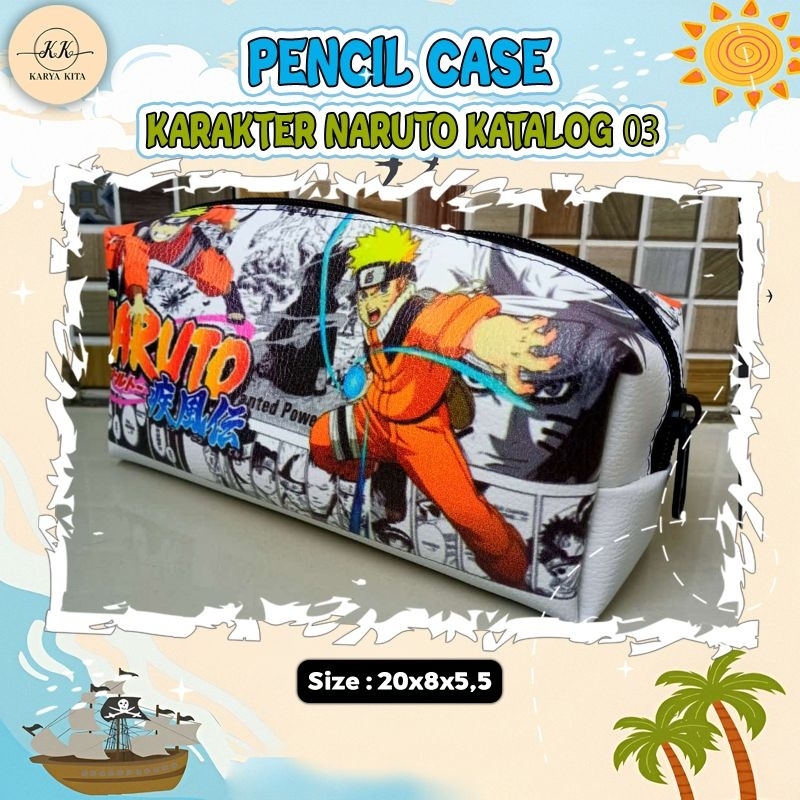 

LANCAR - tempat pensil karakter NARUTO kode 03