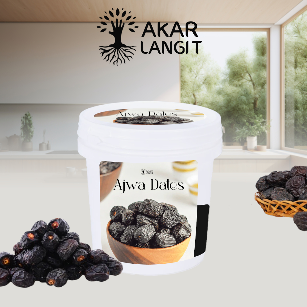 

Kurma Ajwa Kemasan Ember 850gr Akarlangit | Kurma Ajwa Kemasan ASLI Super Premium