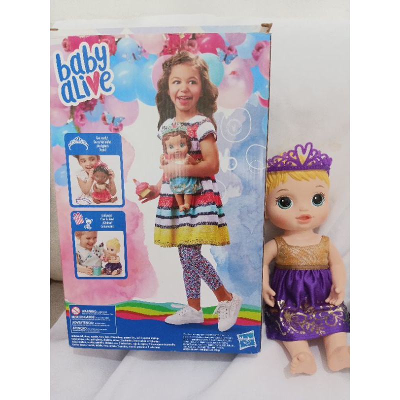 preloved boneka baby alive, baby alive second, boneka baby alive second