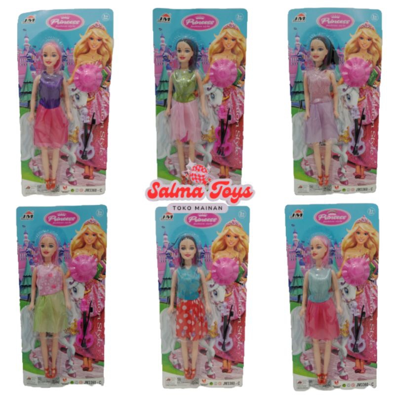 Mainan Anak Boneka Barbie Biola Dan Topi / Mainan Anak Perempuan Barbie Biola