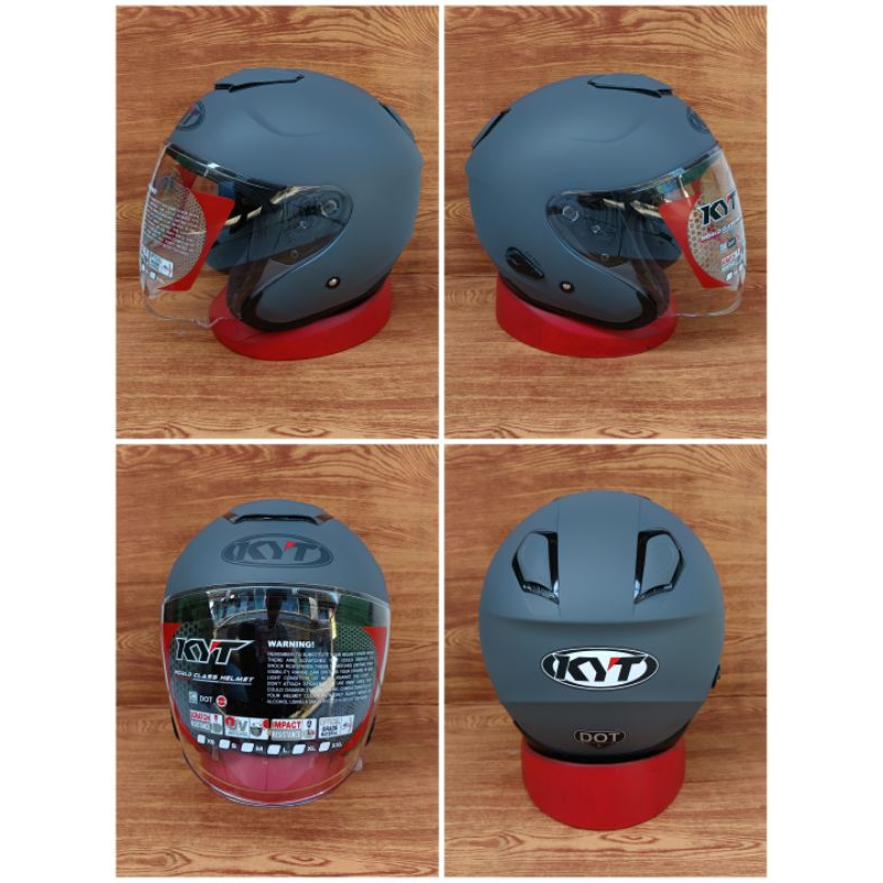 Helm kyt kyoto r matt gorilla grey