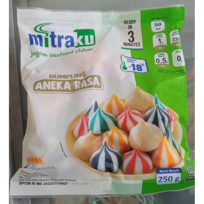 

MITRAKU DUMPLING ANEKA RASA 250gr