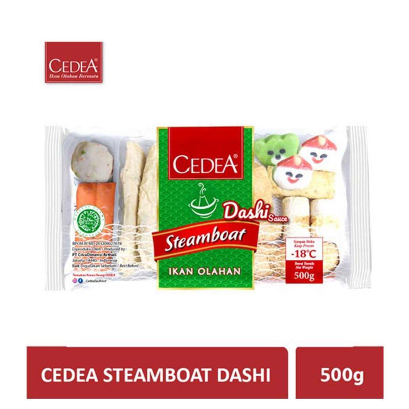 

Cedea steamboat set (dashi) 500gr isi 31pcs