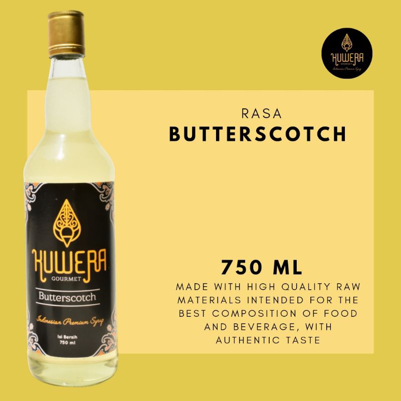 

Sirup Butterscotch 750 ml - Kuwera syrup