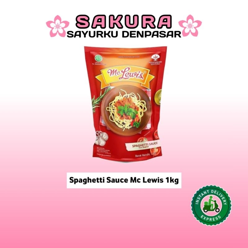 

Saus Spaghetti Mc Lewis 1kg - SAKURA